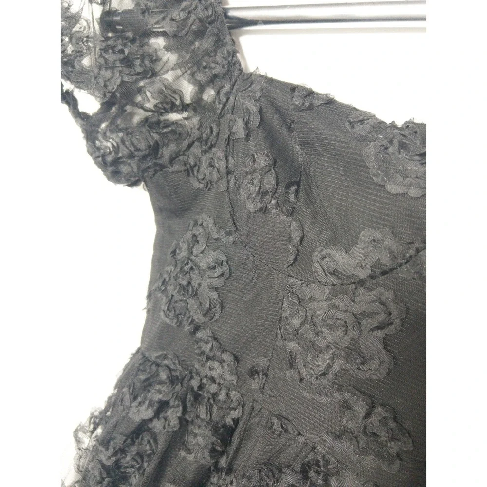 Lulus Notable Elegance 3D Floral Lace Overlay Midi Dress Womens Best Fits S M - Picture 6 of 16